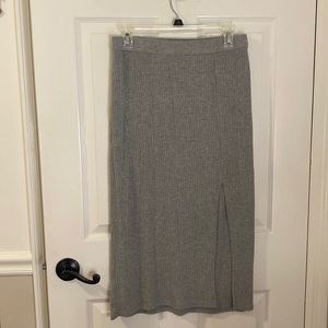 Gray Abercrombie maxi skirt